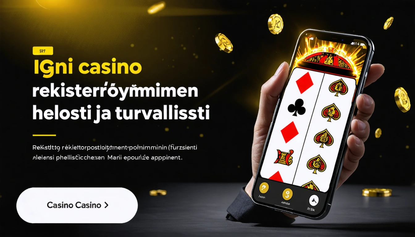 Igni casino rekisteröityminen helposti ja turvallisesti